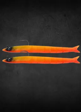 Lazy Lures Renaissance Eels Duo Pack 14cm 18g - Zest Lazy Lures Renaissance Eels Duo Pack 14cm 18g - Zest