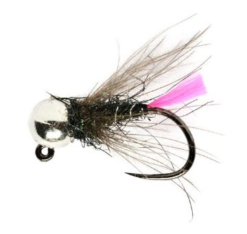 Fulling Mill Roza's Pink Tag Jig Barbless - Size 12 Fulling Mill Roza's Pink Tag Jig Barbless - Size 12