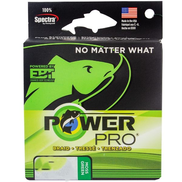 PowerPro Braided Line 135m 0.13mm 8kg Moss Green