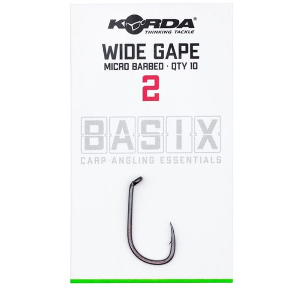 Korda Basix Wide Gape Size 2