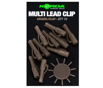 Korda Multi Lead Clip - Gravel / Clay Korda Multi Lead Clip - Gravel / Clay