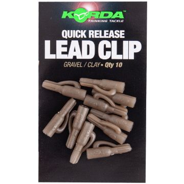 Korda Quick Release Lead Clips - Gravel / Clay Korda Quick Release Lead Clips - Gravel / Clay