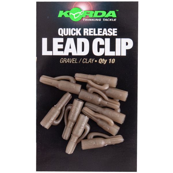 Korda Quick Release Lead Clips - Gravel / Clay