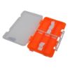 HTO Clip & Lock Case – Small compartment - 17.5 x 10.5 x 2cm Orange