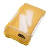 HTO Clip & Lock Case – Large compartment - 17.5 x 10.5 x 2cm | Yellow