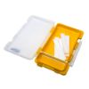HTO Clip & Lock Case – Large compartment - 17.5 x 10.5 x 2cm | Yellow