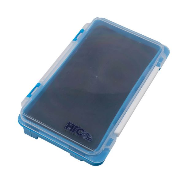HTO Clip & Lock Case – Slit Foam - 17.5 x 10.5 x 2cm | Blue