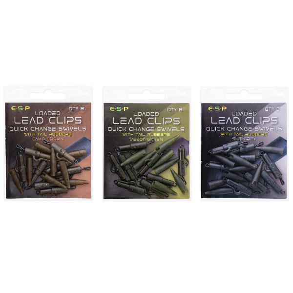 ESP Loaded Lead Clip Quick change Swivels