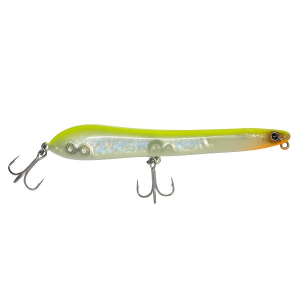 HTO Kamikaze 105mm 11g  Topwater - 02 Chart Flashing Plate