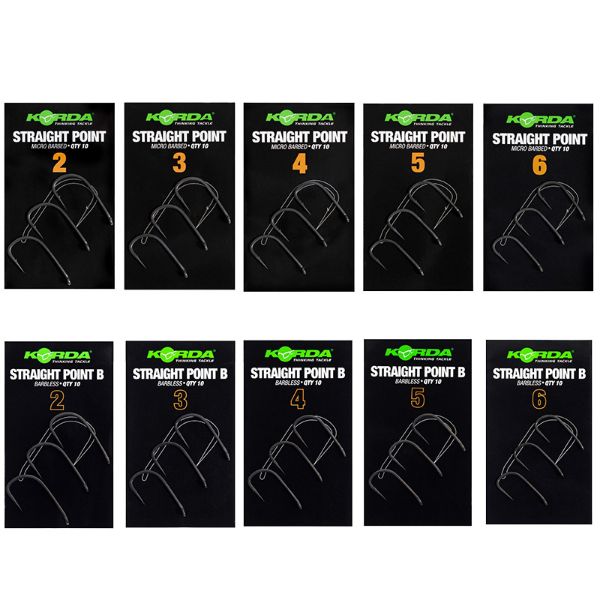 Korda Straight Point Hooks