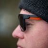 Picture of Fox Collection Black Orange Shades - Grey Lens