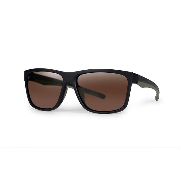 Fox Collection Green & Black Shades – Brown Lens