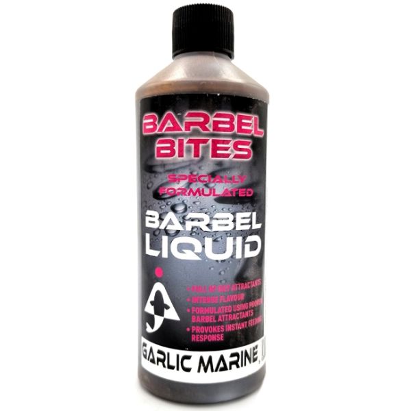 Bait-Tech Barbel Bites Liquid 500ml - Garlic Marine