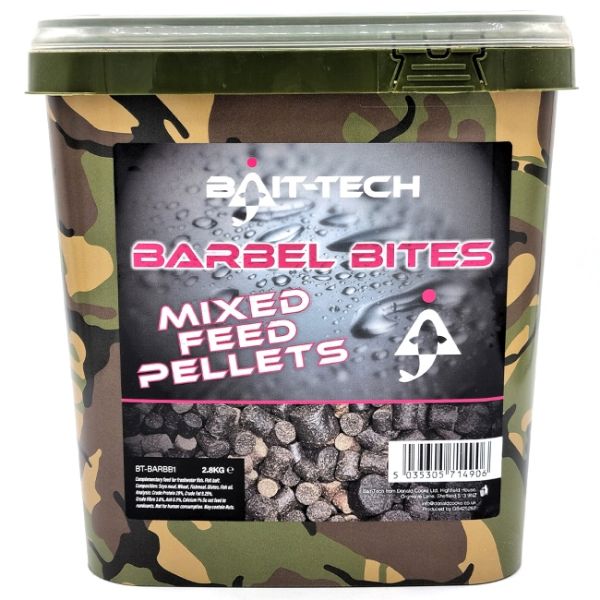 Bait-Tech Barbel Bites Pellet Mix Bucket - 2.8kg