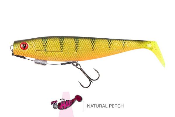 Fox UV Pro Shad Loaded 14cm 24g - Natural Perch