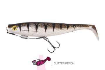 Fox UV Pro Shad Loaded 14cm 24g - Glitter Perch Fox UV Pro Shad Loaded 14cm 24g - Glitter Perch