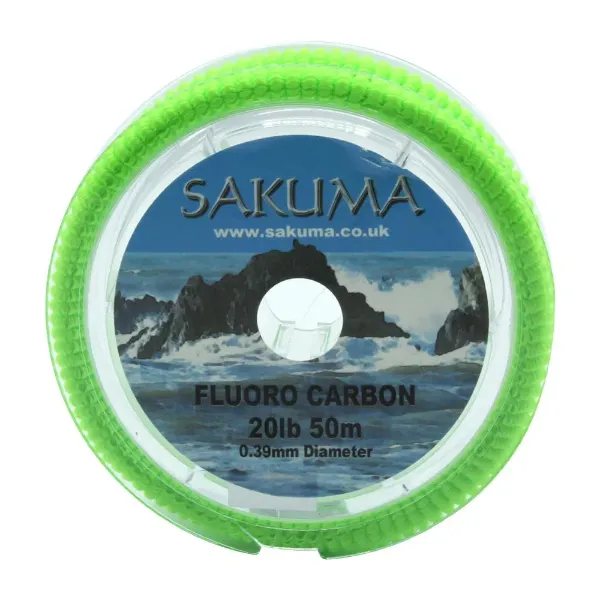 Sakuma Fluoro Carbon 50m Spool - 20lb