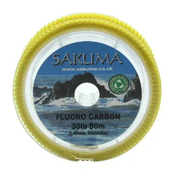 Sakuma Fluoro Carbon 50m Spool - 30lb Sakuma Fluoro Carbon 50m Spool - 30lb