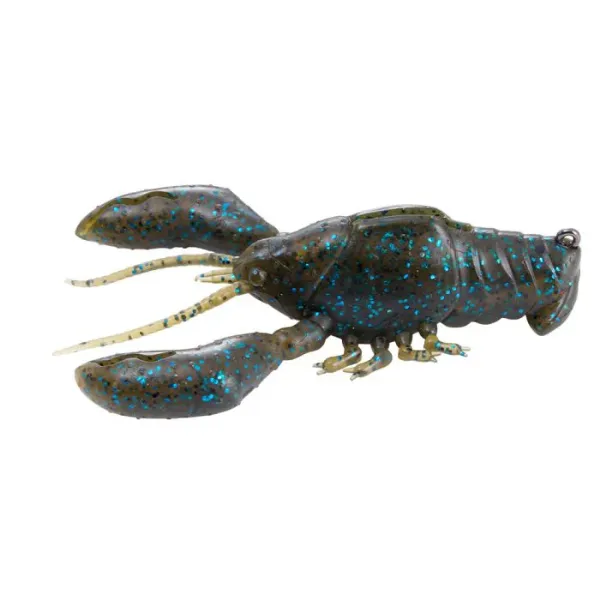 Megabass Sleeper Craw 3 inch - Green Pumpkin Blue