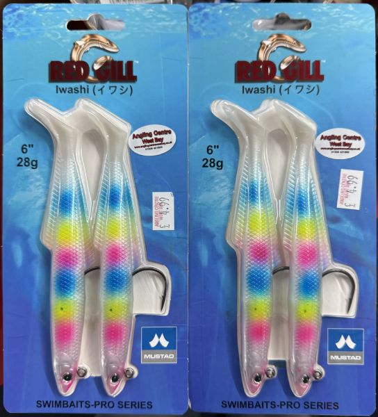 Red Gill Iwashi 6" - Cotton Candy