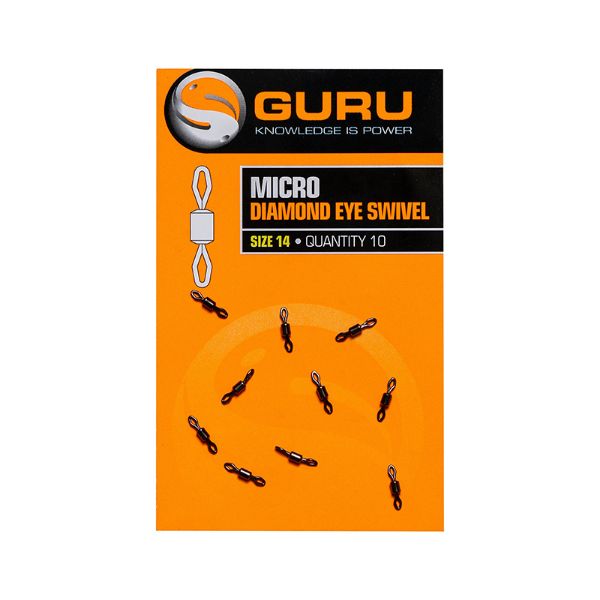 Guru Micro Diamond Eye Swivels - Size 14