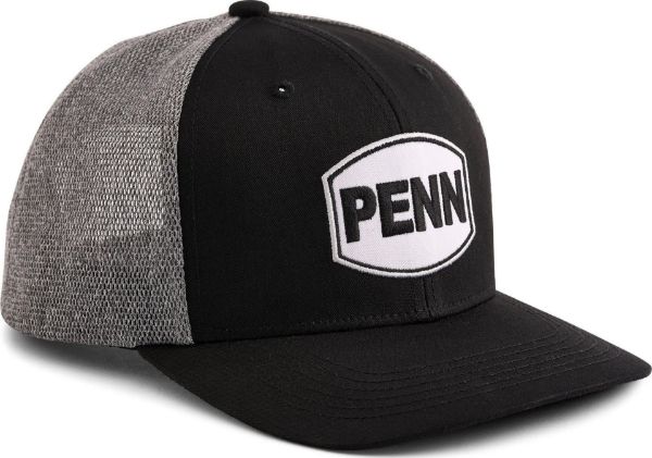 Penn Trucker Black Heather Grey Cap