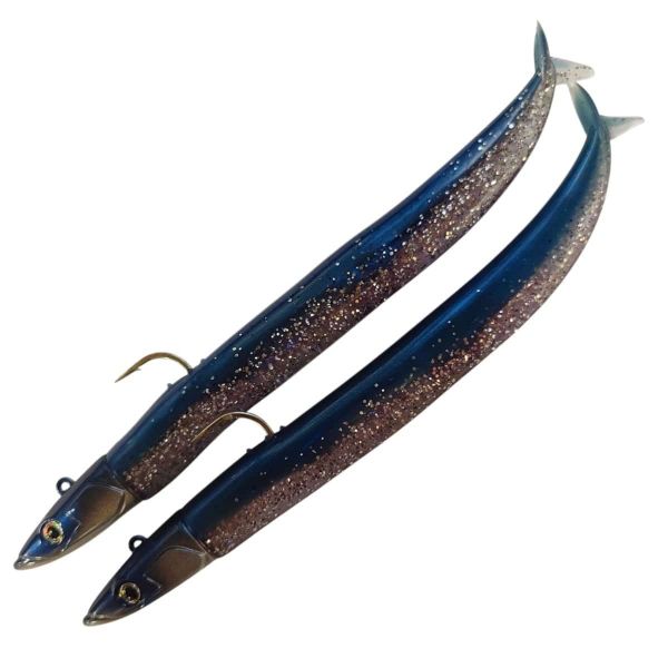 Fiiish Crazy Sandeel Double Combo | 150mm Off Shore 20g - Blue Strike