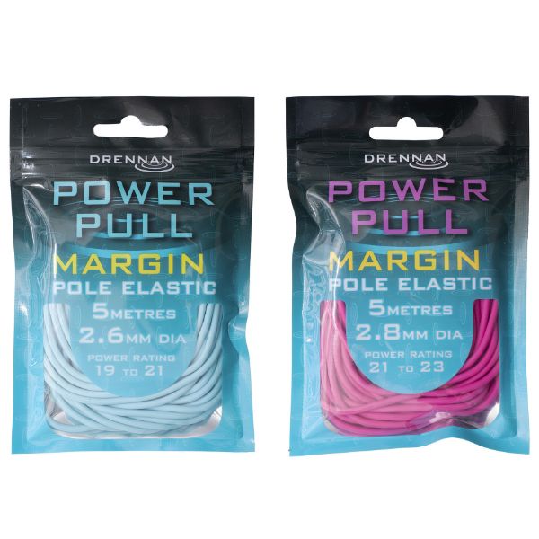 Drennan Power Pull Margin Elastic - 2.8mm Pink
