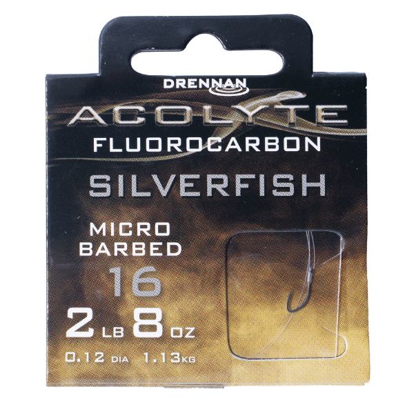 Drennan Acolyte Silverfish Fluorocarbon - Size 16 | 2½lb