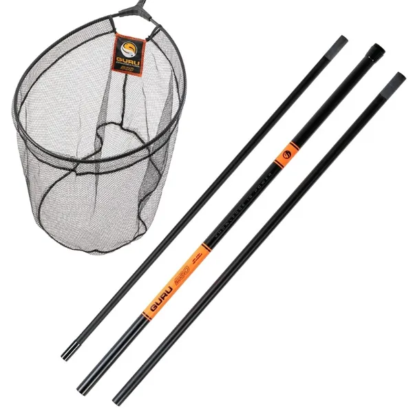 Guru 2.5m Net Handle And Net Combo - 50cm