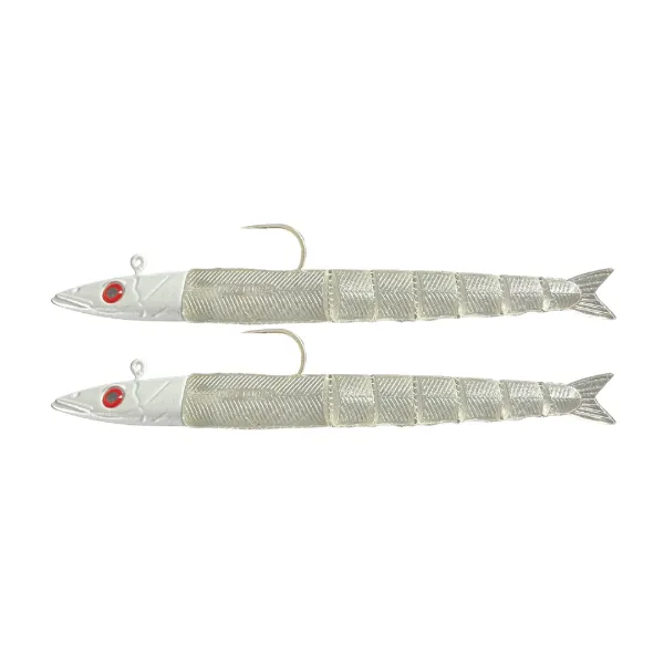 Lazy Lures Renaissance Eels Duo Pack 13cm 23g - Ghost