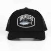 Grundens Bluefin Trucker Solid Black Cap