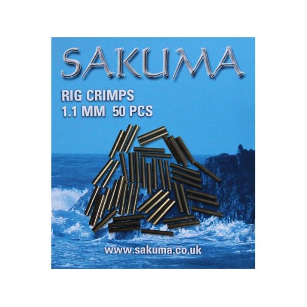 Sakuma Rig Crimps Pack of 50-Piece - 1.10 mm