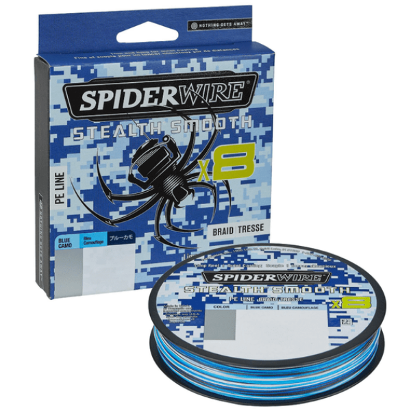 Spiderwire Stealth Smooth 8 Blue Camo 150m - 22lb