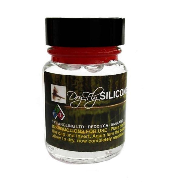 Dry Fly Liquid Silicone Mucilin - Glass Bottle