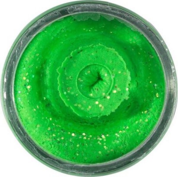 Berkley PowerBait Natural Scent - Garlic Spring Green Glitter