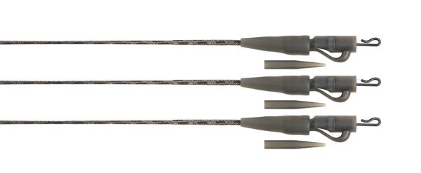 Fox Edges Naturals Submerge Lead Clip Leaders - 40lb 3pcs