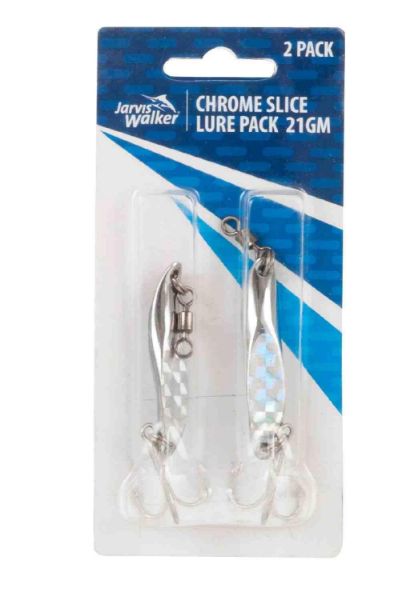 Jarvis Walker Chrome Slice Lure 2 pack - 21g