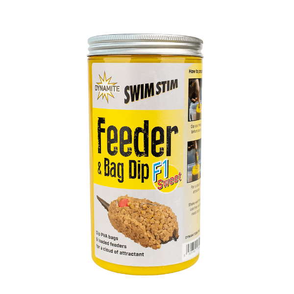 Dynamite Baits Swim Stim F1 Sweet Feeder & Bag Dip - 500ml