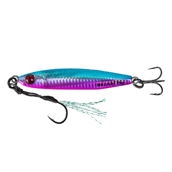 Mustad Mezashi Casting Jig - 30g UV Blue Pink