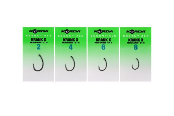 Korda Krank X Barbed - Size 8