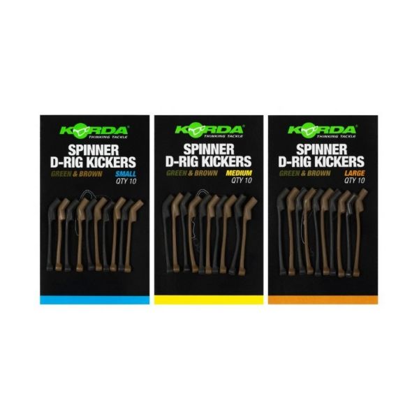 Korda Spinner D-Rig Kickers - Green/Brown