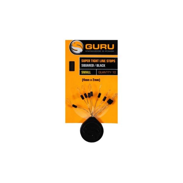 Guru Super Tight Line Stop Squared Black - Large