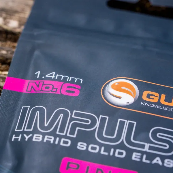 Guru Impulse Hybrid Elastic 5m - Pink: 1.4mm