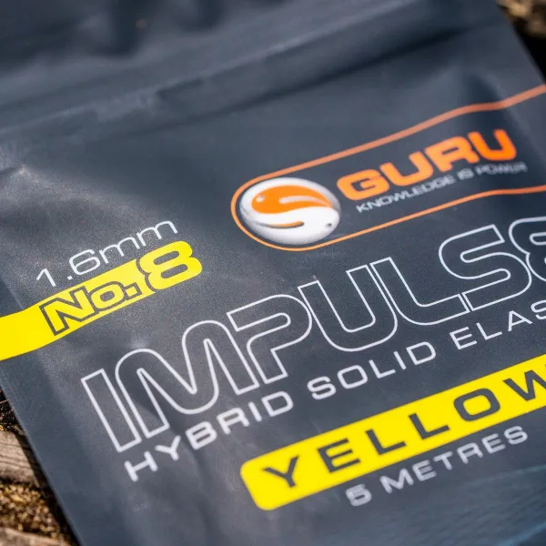 Guru Impulse Hybrid Elastic 5m - Yellow: 1.6mm