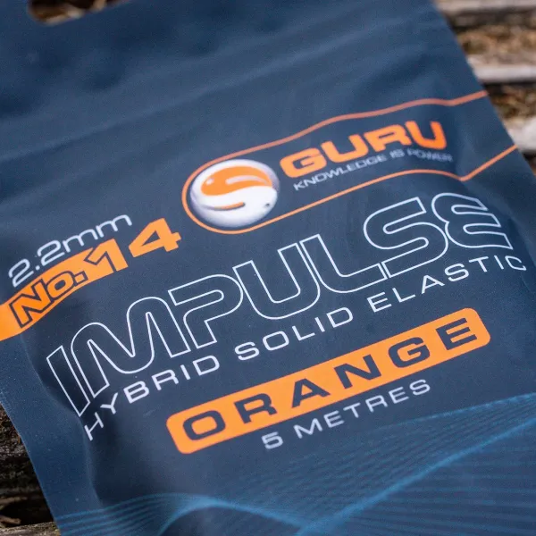 Guru Impulse Hybrid Elastic 5m - Orange: 2.2mm