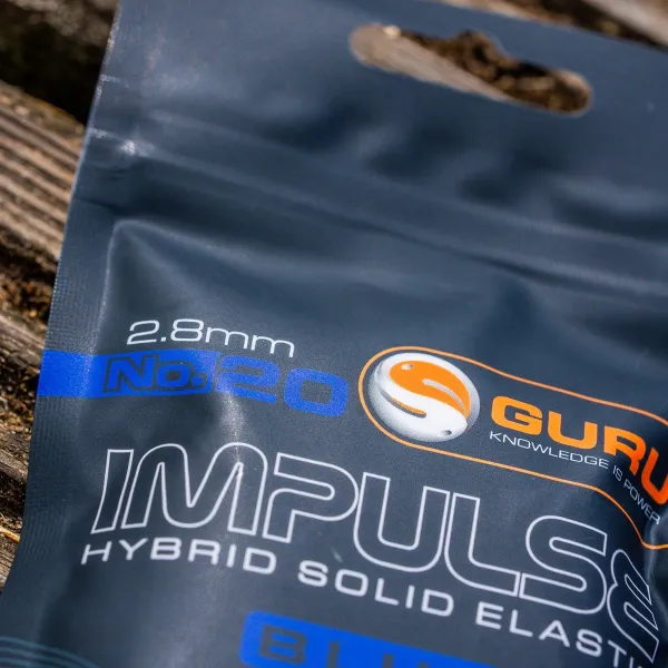 Guru Impulse Hybrid Elastic 5m - Blue: 2.8mm