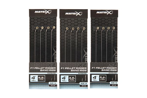 Matrix X5 F1 Pellet Rigger 10cm Band Rigs